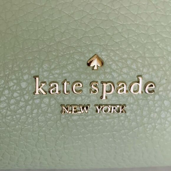 Kate Spade New York Leather Satchel Crossbody Mint Green Good Condition - Picture 2 of 11